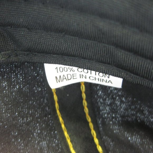 Black and Yellow Club Cadet 100 Percent Cotton Baseball Hat New Never worn - Picture 5 of 5